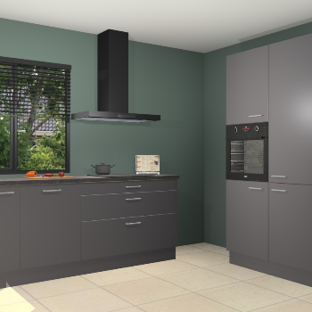 Onyxgrijze keuken Monaco 58965