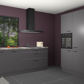 Onyxgrijze keuken Monaco 58973