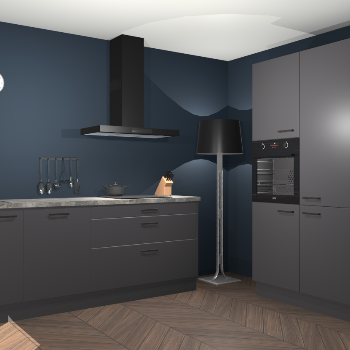 Onyxgrijze keuken Monaco 58974