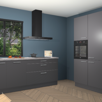 Onyxgrijze keuken Monaco 58976