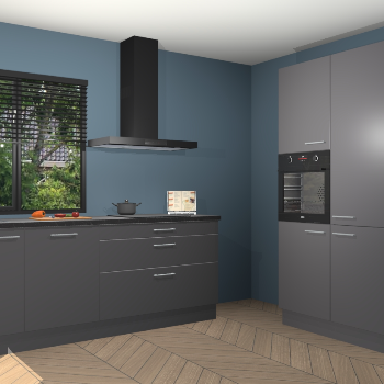 Onyxgrijze keuken Monaco 58982