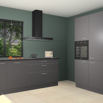 Onyxgrijze keuken Monaco 58983