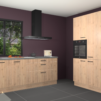 Madera natuur keuken Monaco 59112
