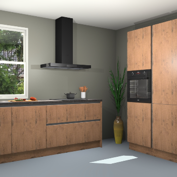 Astoria eiken greeploze keuken Monaco 59220