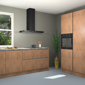 Astoria eiken greeploze keuken Monaco 59226