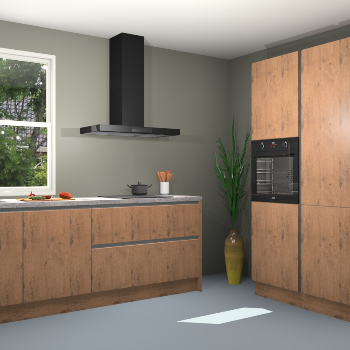 Astoria eiken greeploze keuken Monaco 59240