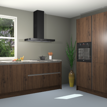 Noten greeploze keuken Monaco 59626