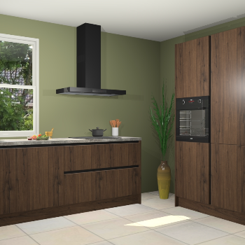 Noten greeploze keuken Monaco 59629