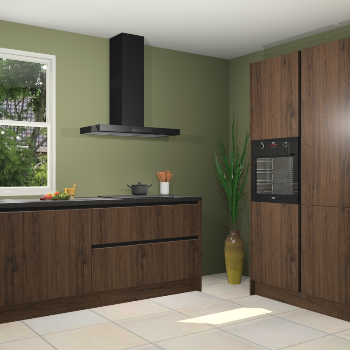 Noten greeploze keuken Monaco 59641