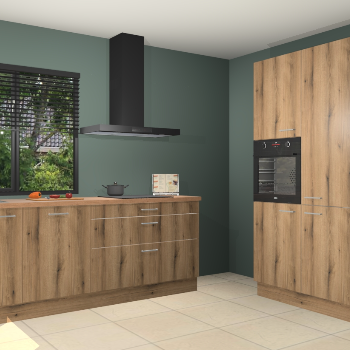 Gouden eiken keuken Monaco 59986