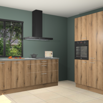 Gouden eiken keuken Monaco 60021