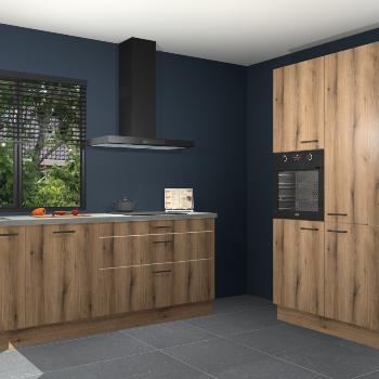 Gouden eiken keuken Monaco 60024