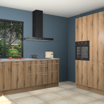 Gouden eiken keuken Monaco 60038