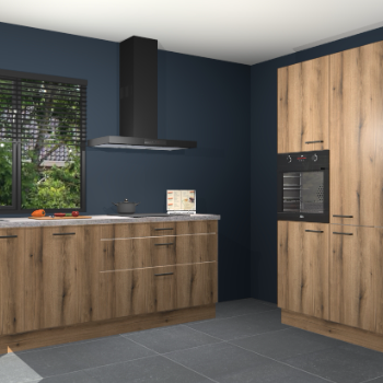 Gouden eiken keuken Monaco 60042