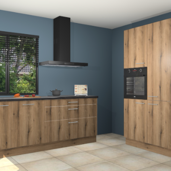 Gouden eiken keuken Monaco 60044