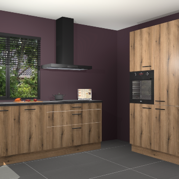 Gouden eiken keuken Monaco 60047