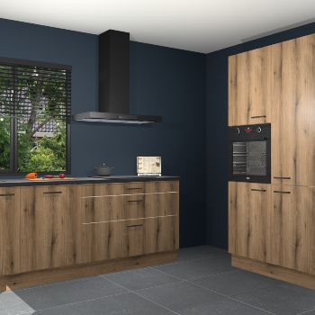 Gouden eiken keuken Monaco 60048