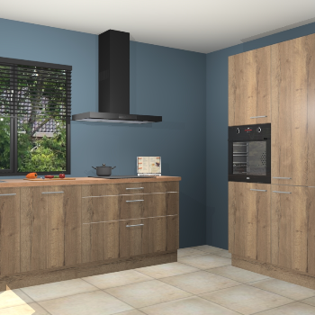 Chocolade eiken keuken Monaco 60096