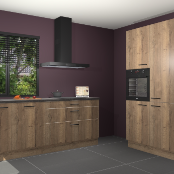 Chocolade eiken keuken Monaco 60129