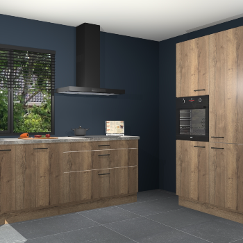 Chocolade eiken keuken Monaco 60136