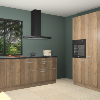 Chocolade eiken keuken Monaco 60145