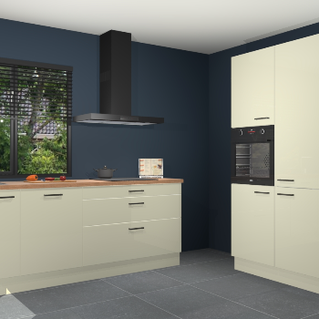 Magnolia hoogglans keuken Monaco 60892