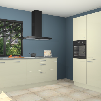 Magnolia hoogglans keuken Monaco 60922