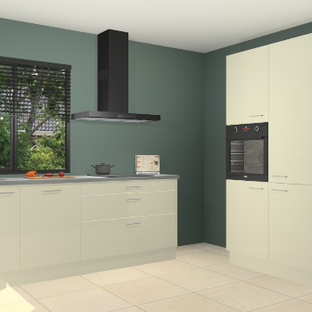 Magnolia hoogglans keuken Monaco 60923