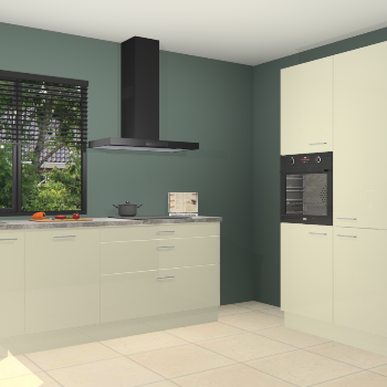 Magnolia hoogglans keuken Monaco 60938