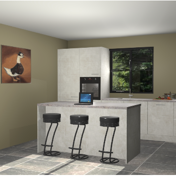 Beton opaal keuken Bissau 63747
