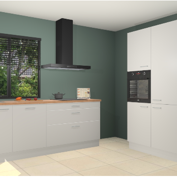 Zijdegrijze keuken Monaco 61192