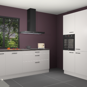 Zijdegrijze keuken Monaco 61232