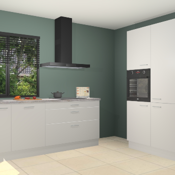 Zijdegrijze keuken Monaco 61242