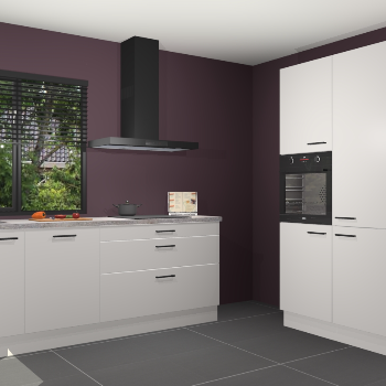 Zijdegrijze keuken Monaco 61244