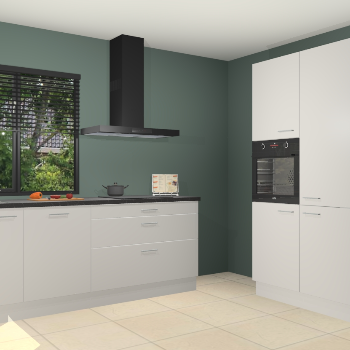 Zijdegrijze keuken Monaco 61248