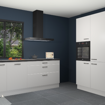 Zijdegrijze keuken Monaco 61251