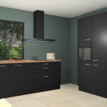 Zwarte keuken Monaco 61536