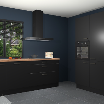 Zwarte keuken Monaco 61539