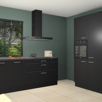 Zwarte keuken Monaco 62439