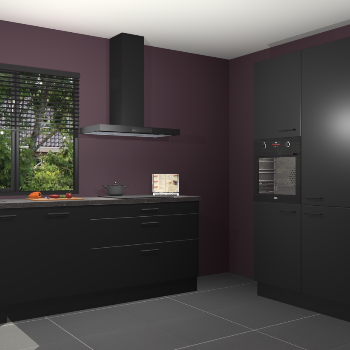 Zwarte keuken Monaco 62441