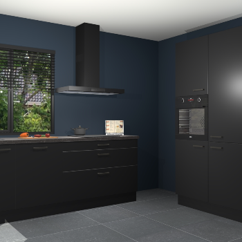 Zwarte keuken Monaco 62442