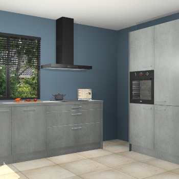 Beton parelgrijs keuken Monaco 62686