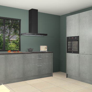 Beton parelgrijs keuken Monaco 62693