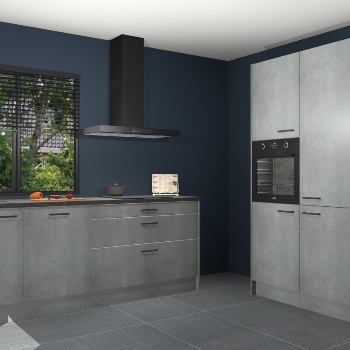 Beton parelgrijs keuken Monaco 62696