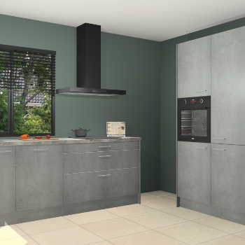 Beton parelgrijs keuken Monaco 62699