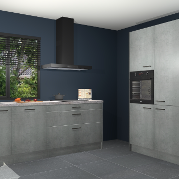 Beton parelgrijs keuken Monaco 62708