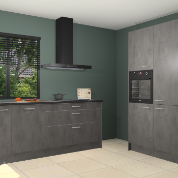 Beton antraciet keuken Monaco 62839