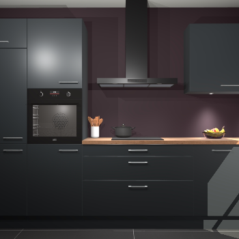 Onyxgrijze keuken Athene 64930