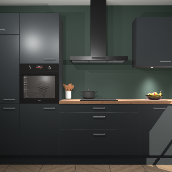 Onyxgrijze keuken Athene 64931