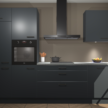 Onyxgrijze keuken Athene 65137